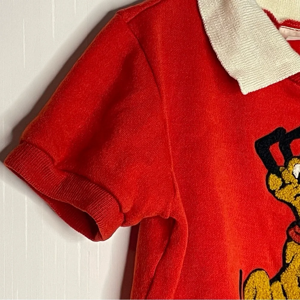 Vintage Disney Kids Pluto Sweatshirt Knit Collar Soft Flaws Read Description HTF - Picture 5 of 11